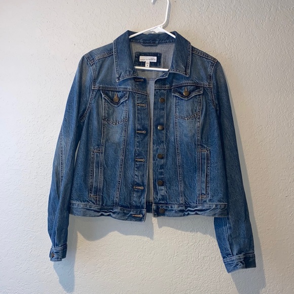 LOFT Jackets Coats Ann Taylor Loft Denim Jacket Poshmark - Main Image